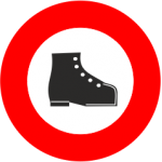 Gros souliers interdits